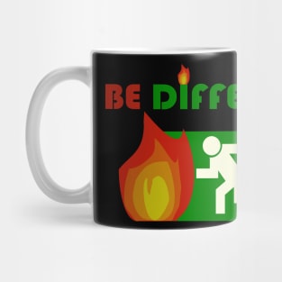 Be Different Design Saying Shirt Gift Mug